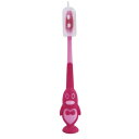 ピタット ペンギン歯ブラシ 吸盤&キャップ付 ピンク 1本入