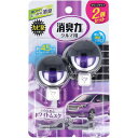 クルマの消臭力 クリップタイプ ホワイトムスク 3.2mL×2個セット