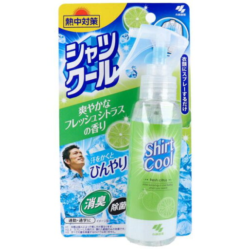 熱中対策 シャツクール 爽やかなフレッシュシトラスの香り 100mL 熱中対策 シャツクール 爽やかなフレッシュシトラスの香り 100mL