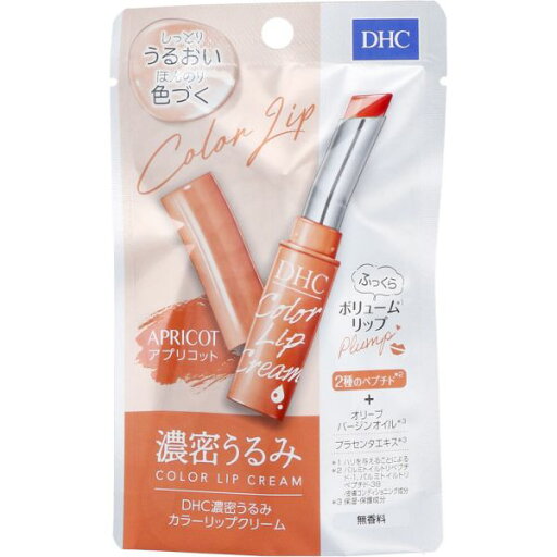 DHC 濃密うるみ カラーリップクリーム アプリコット 無香料 1.5g DHC 濃密うるみ カラーリップクリーム アプリコット 無香料 1.5g