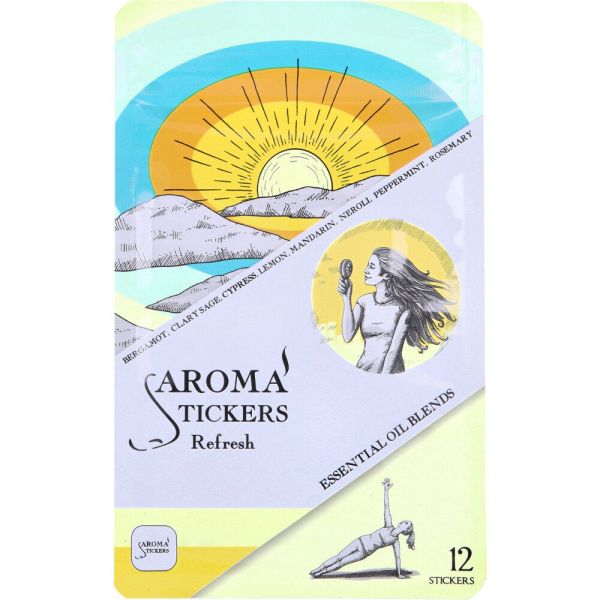 AROMA STICKERS(アロマスティッカーズ) リフレッシュ 12枚入