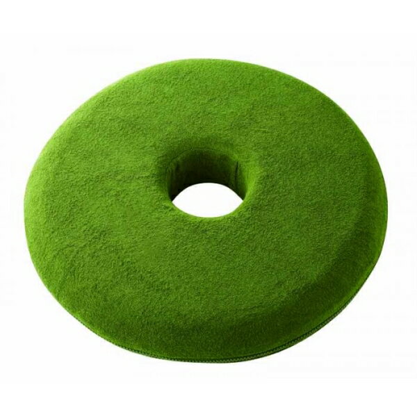 勝野式 医学博士の低反発円座クッション 抹茶 [キャンセル・変更・返品不可]