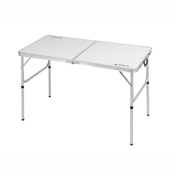 キャプテンスタッグ ラフォーレアルミツーウェイテーブル(アジャスター付)M 120X60cm [キャンセル・変更・返品不可]
