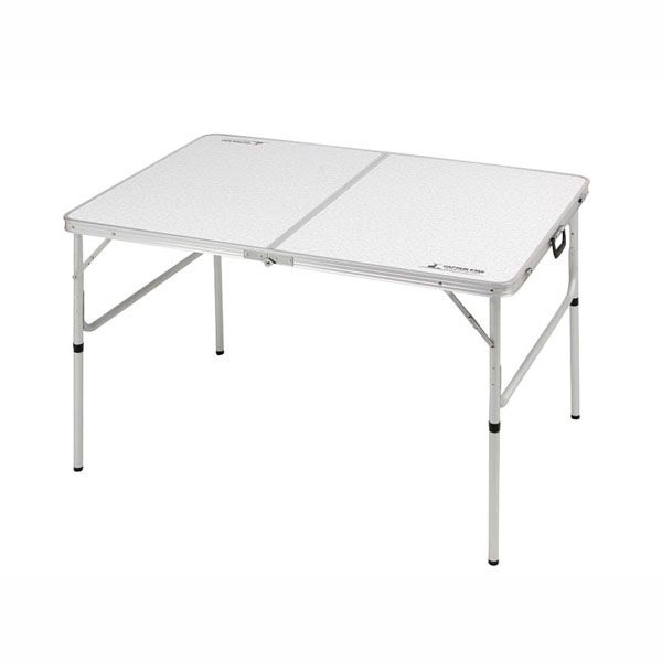 キャプテンスタッグ ラフォーレアルミツーウェイテーブル(アジャスター付)LL 120X80cm [キャンセル・変更・返品不可]