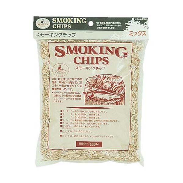 キャプテンスタッグ スモーキングチップ ミックス [キャンセル・変更・返品不可]