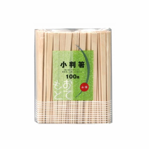 大和物産 白樺上 小判箸 裸 100膳 こだち [キャンセル・変更・返品不可]