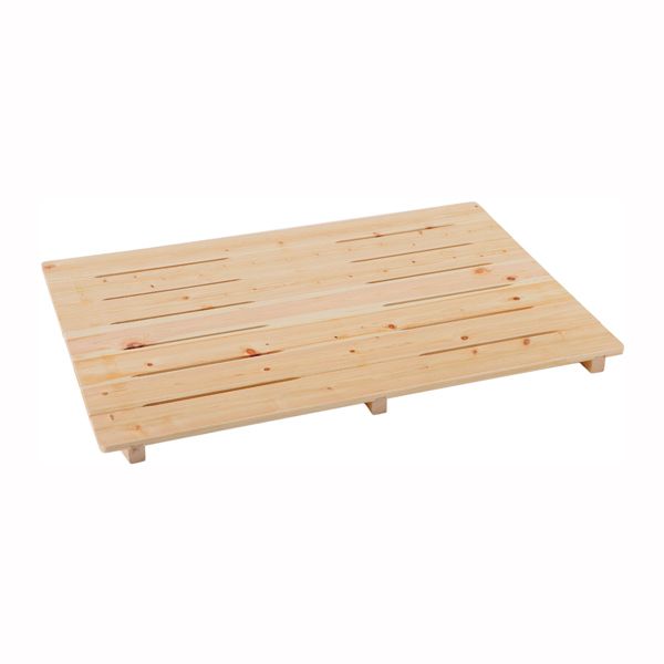 池川木材工業 桧釘なしスノコ節付 7枚打 85x59x3.9cm [キャンセル・変更・返品不可]