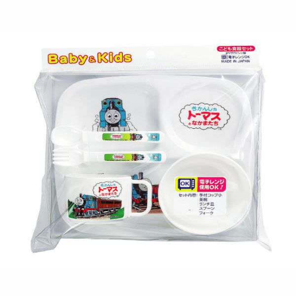 オーエスケー きかんしゃトーマス 子供食器セット(レンジ対応)