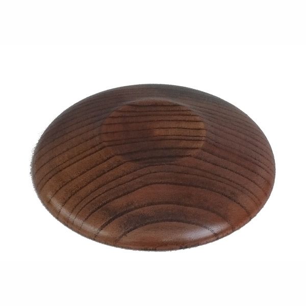 木製茶托 蘭彫 スリ 4.0寸 [キャンセル・変更・返品不可]