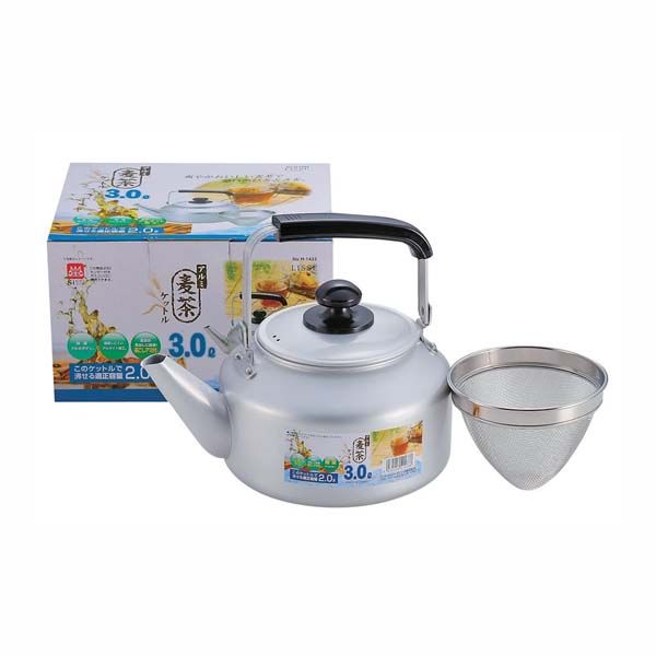パール金属 リース アルミ麦茶ケットル3.0L [キャンセル・変更・返品不可]