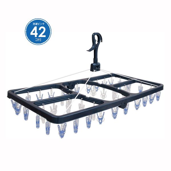 東和産業 CLR ジャンボ角ハンガーポリカ 42P [キャンセル・変更・返品不可]