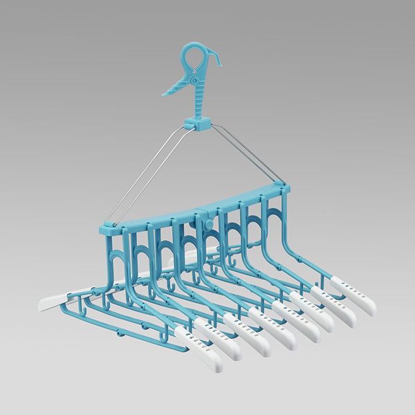 レック 新機能・たためる8連ハンガー(スライド) [キャンセル・変更・返品不可]