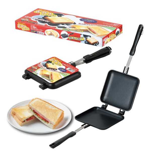 パール金属 おやつDEっSE2 ふっ素加工ホットサンドトースター [キャンセル・変更・返品不可]