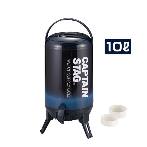 パール金属 最後まで注げる！ ウォータージャグ10L ネイビー [キャンセル・変更・返品不可]