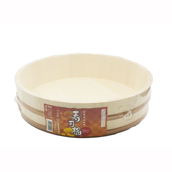 立花容器 新寿司桶36cm本体 Pタガ [キャンセル・変更・返品不可]