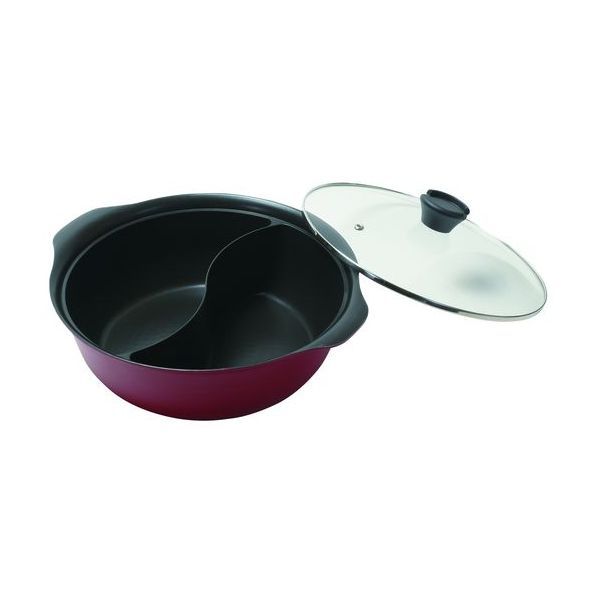 パール金属 ステイドリーム ふっ素加工IH対応ガラス蓋付二食鍋28cm [キャンセル・変更・返品不可]