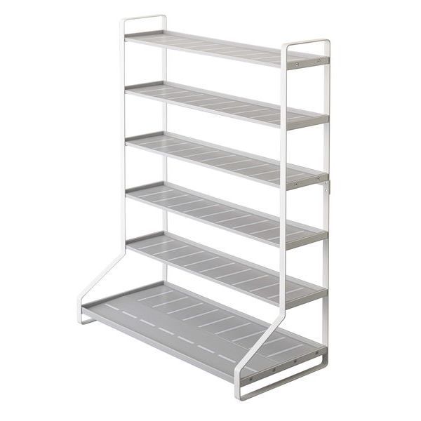 山崎実業 tower ミニカー＆レールトイラック タワー ホワイト [キャンセル・変更・返品不可]