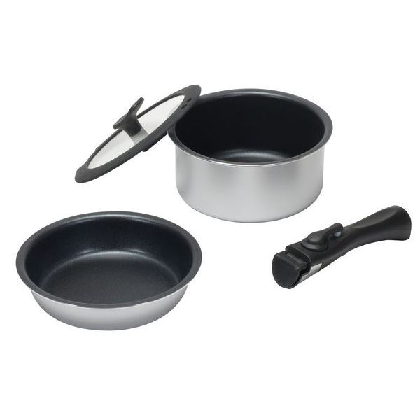 パール金属 チーノ ふっ素加工IH対応クックウェア4点セット [キャンセル・変更・返品不可](3.0)