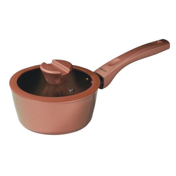 Ih Compatible - パール金属 VISIONS GOLD Coating IH対応ソースパン16cm [キャンセル・変更・返品不可]