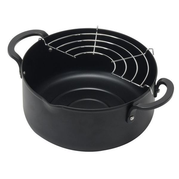 パール金属 チーノ 鉄製天ぷら鍋18cm [キャンセル・変更・返品不可]