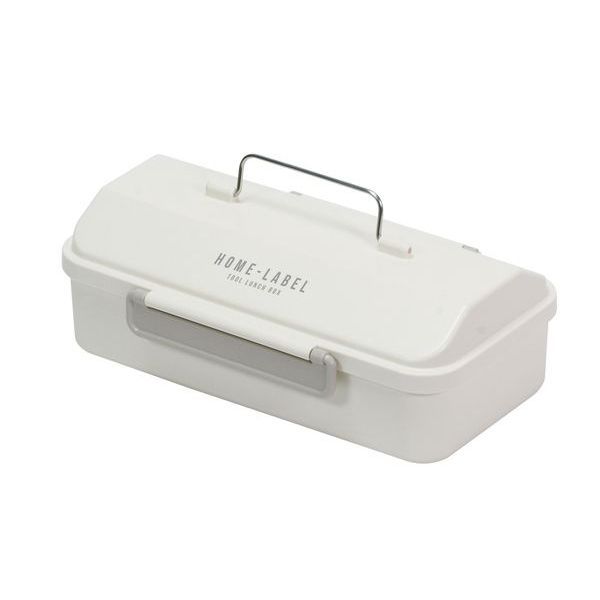 パール金属 ホームレーベル ツールランチボックス800 ホワイト [キャンセル・変更・返品不可]