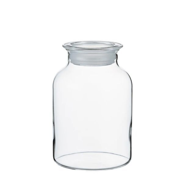HARIO(ハリオ) ガラスの手仕事保存びん 1000ml [キャンセル・変更・返品不可]