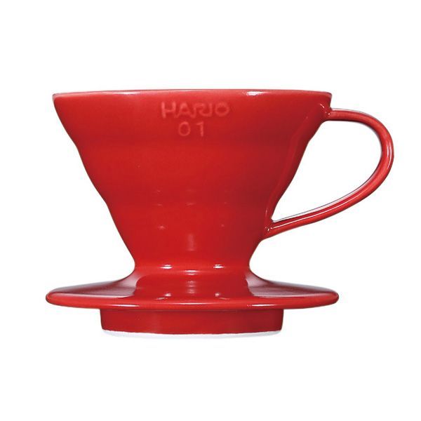 HARIO(ハリオ) V60透過ドリッパー01セラミック レッド [キャンセル・変更・返品不可]