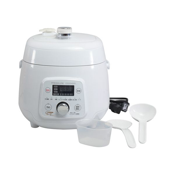 パール金属 クイックエコ 電気圧力鍋2.5L [キャンセル・変更・返品不可]
