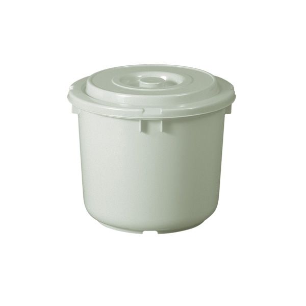 新輝合成 トンボ つけもの容器(蓋・押蓋付)15型 グレー [キャンセル・変更・返品不可]