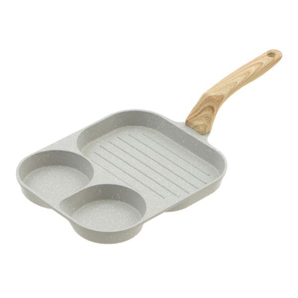 武田コーポレーション 3In1 IH対応マルチフライパン L グレー [キャンセル・変更・返品不可]