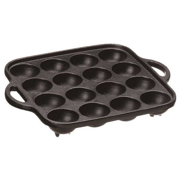 イシガキ 鉄鋳物 たこ焼き器16穴 ※ガス火専用 [キャンセル・変更・返品不可]
