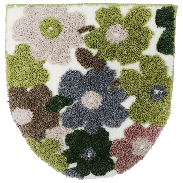 ヨコズナクリエーション フルール 兼用フタカバー グリーン [キャンセル・変更・返品不可]