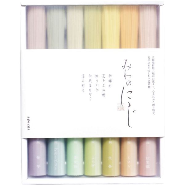 三輪そうめん小西 みわのにじ RMW-12 [キャンセル・変更・返品不可]のサムネイル