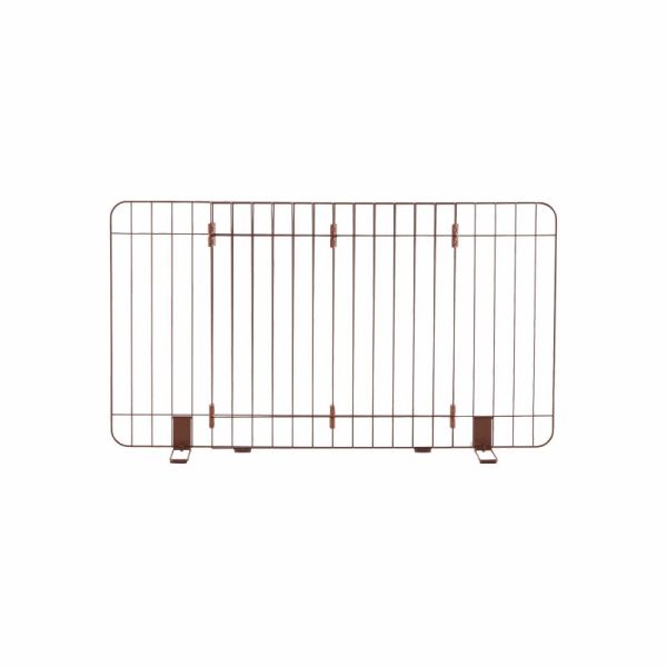 Richell(リッチェル) 伸縮スタンド簡易ペットゲート 90-120 ブラウン(BR) [キャンセル・変更・返品不可]