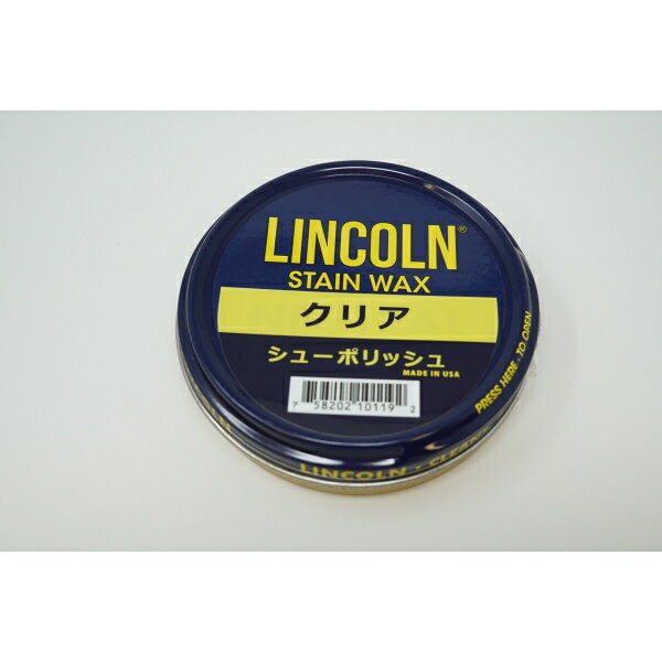 LINCOLN(リンカーン) シューポリッシュ 60g クリア [キャンセル・変更・返品不可]