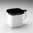 高木金属工業 ホーローオイルポット角型 0.9L HO-KOP0.9