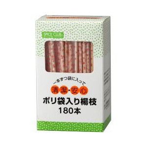 大和物産 SPICE CLUB ポリ袋入り楊枝 180本