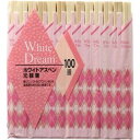 シンワ ホワイトアスペン 元禄箸 袋入 100膳