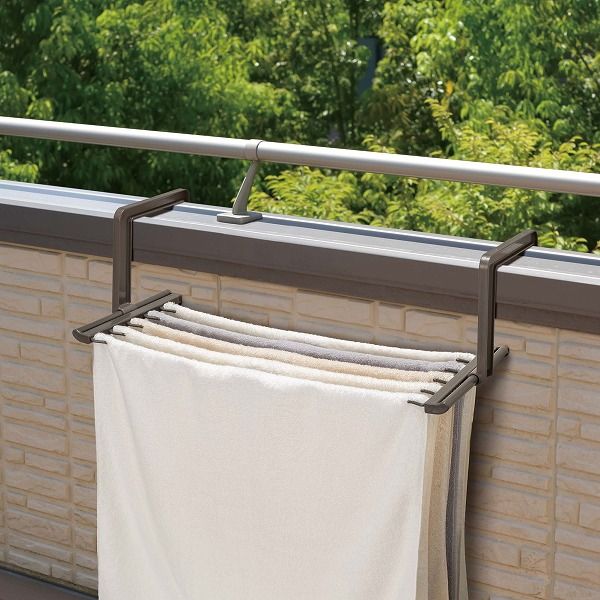 オーエ 伸縮タオルハンガー