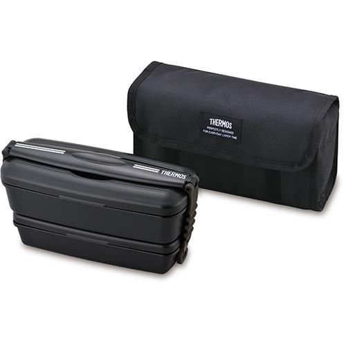 サーモス フレッシュランチボックス 900ml DJB-906W ディープブラック(DPBK)