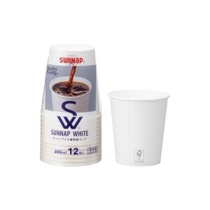 サンナップ FMX サンナップホワイト ペーパーカップ 205ml 12個入