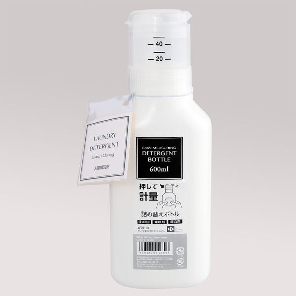 ��å� �����Ʒ��� �ͤ��ؤ��ܥȥ� �ۥ磻�� 600ml W00108