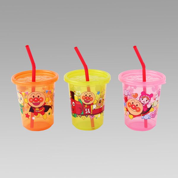 レック アンパンマン ストローカップ 270ml 3個入 KK-192AN