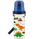 スケーター ディノサウルス ロック付ワンプッシュダイレクトステンレスボトル 470ml SDC4