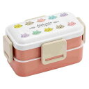 スケーター ねこっと カラフル 抗菌 食洗機対応 ふわっと2段弁当箱 600ml PFLW4AG