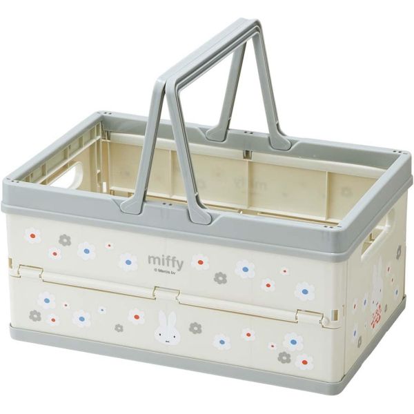 スケーター miffy/モノトーン 折りたたみバスケット BWOT13