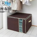 アイメディア 炭入り 消臭 座布団収納ケース