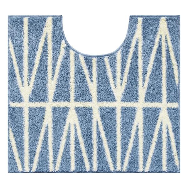 オカトー ナチュラル トイレマット ブランチブルー [55×60cm]