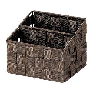 ちどり産業 PPストラップバスケット リモコン収納 58-76DBR [ダークブラウン]