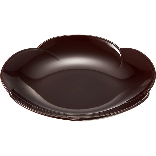 宮本産業銘々皿梅型溜